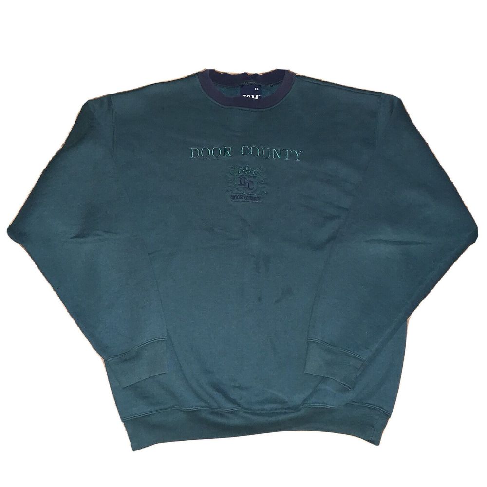 Vintage Door County Wisconsin Crewneck Sweatshirt Size XL